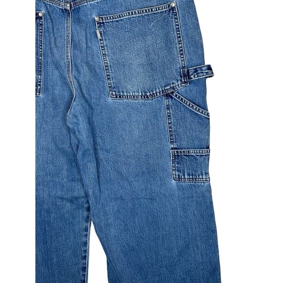 Vtg. Silvertab Levi’s Mens Baggy Carpenter Jeans 36X30‎ (Actual 29) Y2K Skater - Picture 9 of 14
